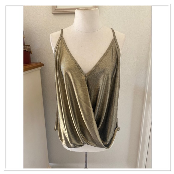 Anthropologie by Porridge Women’s Shine Wrap Tank Top - Picture 1 of 3